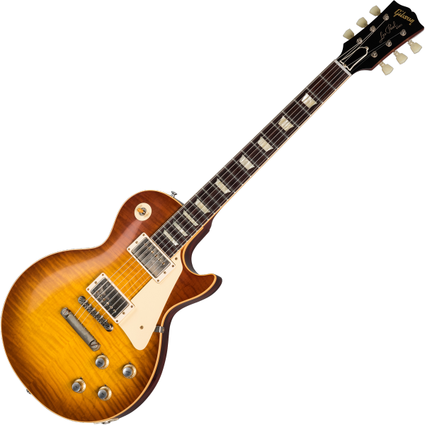 Guitare électrique solid body Gibson Custom Shop 1960 Les Paul Standard Reissue 2019 - Vos iced tea burst