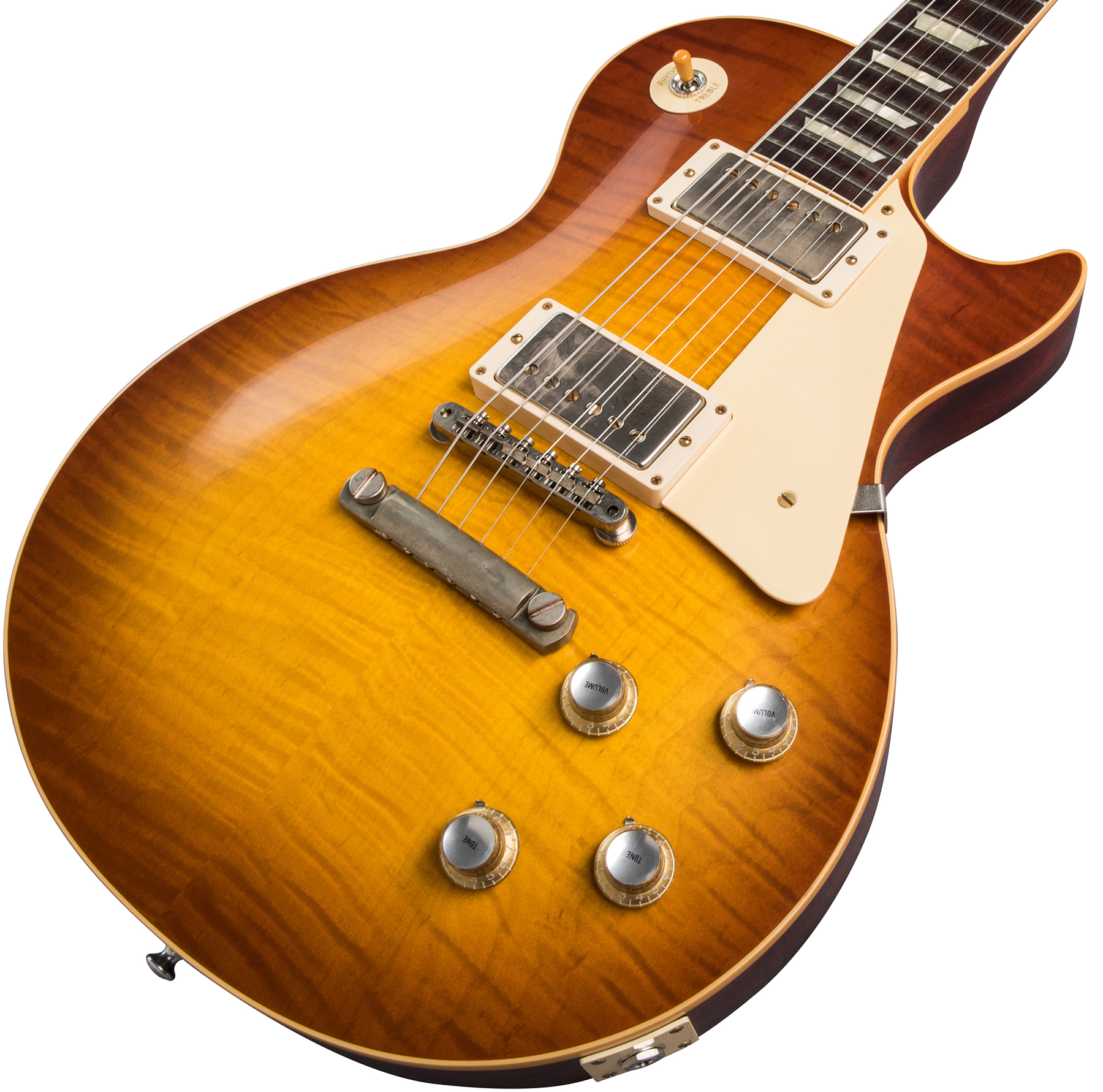 Gibson Custom Shop Les Paul Standard 1960 Reissue 2019 2h Ht Rw - Vos Iced Tea Burst - Guitare Électrique Single Cut - Variation 3