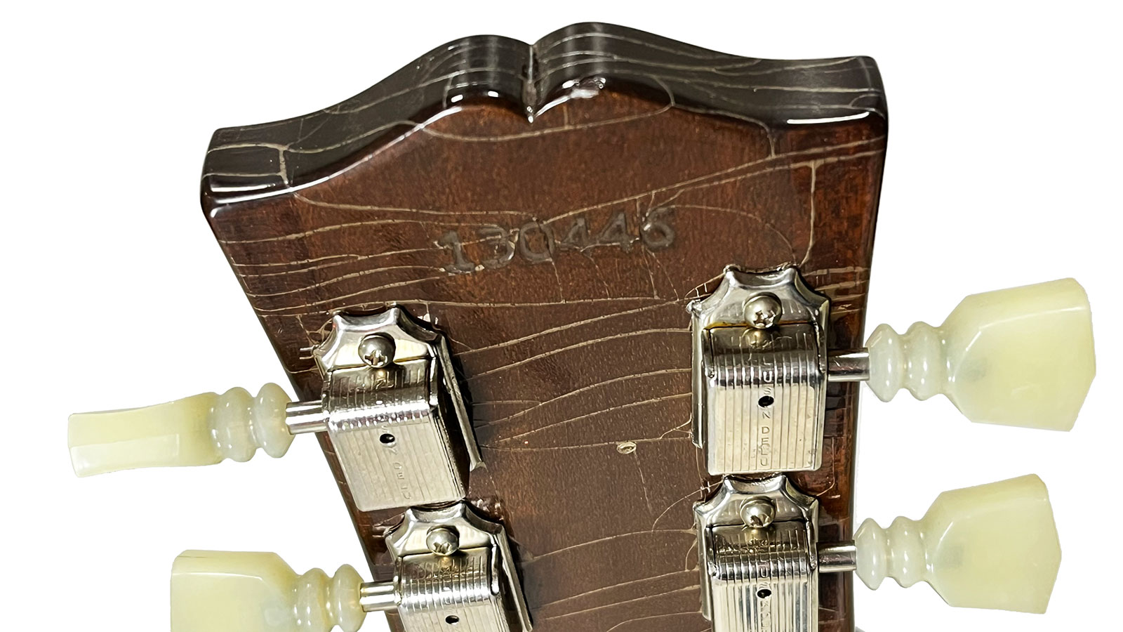 Gibson Custom Shop M2m Es-335 1964 2h Ht Rw #130446 - Murphy Lab Light Aged Vintage Burst - Guitare Électrique 1/2 Caisse - Variation 5