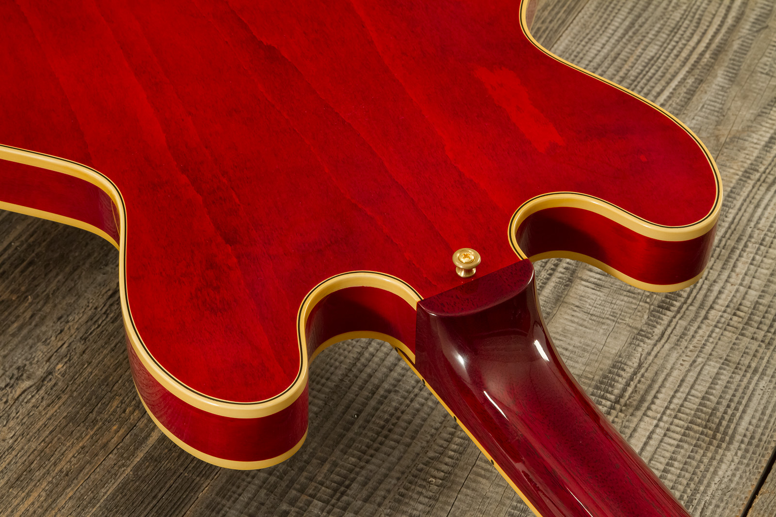 Gibson Custom Shop M2m Es355 1959 Bigsby Custom Made Plate 2h Trem Eb #a950134 - Vos 60s Cherry - Guitare Électrique 1/2 Caisse - Variation 9