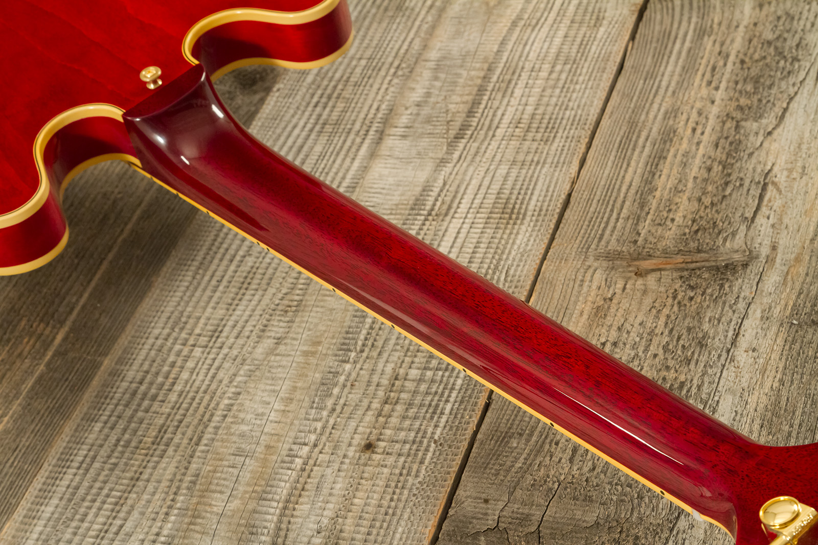Gibson Custom Shop M2m Es355 1959 Bigsby Custom Made Plate 2h Trem Eb #a950134 - Vos 60s Cherry - Guitare Électrique 1/2 Caisse - Variation 10
