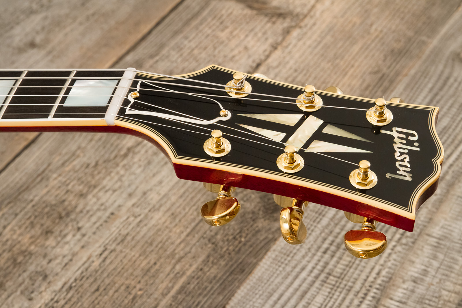 Gibson Custom Shop M2m Es355 1959 Bigsby Custom Made Plate 2h Trem Eb #a950134 - Vos 60s Cherry - Guitare Électrique 1/2 Caisse - Variation 6