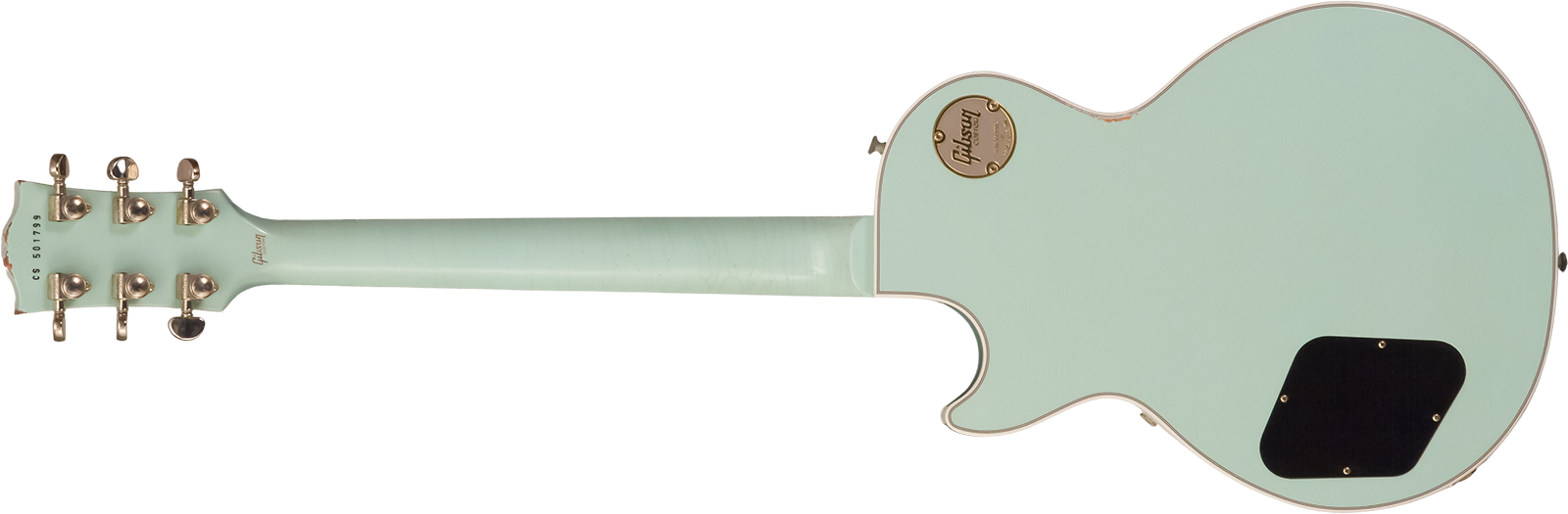 Gibson Custom Shop M2m Les Paul Custom 2h Ht Eb #cs501799 - Murphy Lab Aged Kerry Green - Guitare Électrique Single Cut - Variation 1
