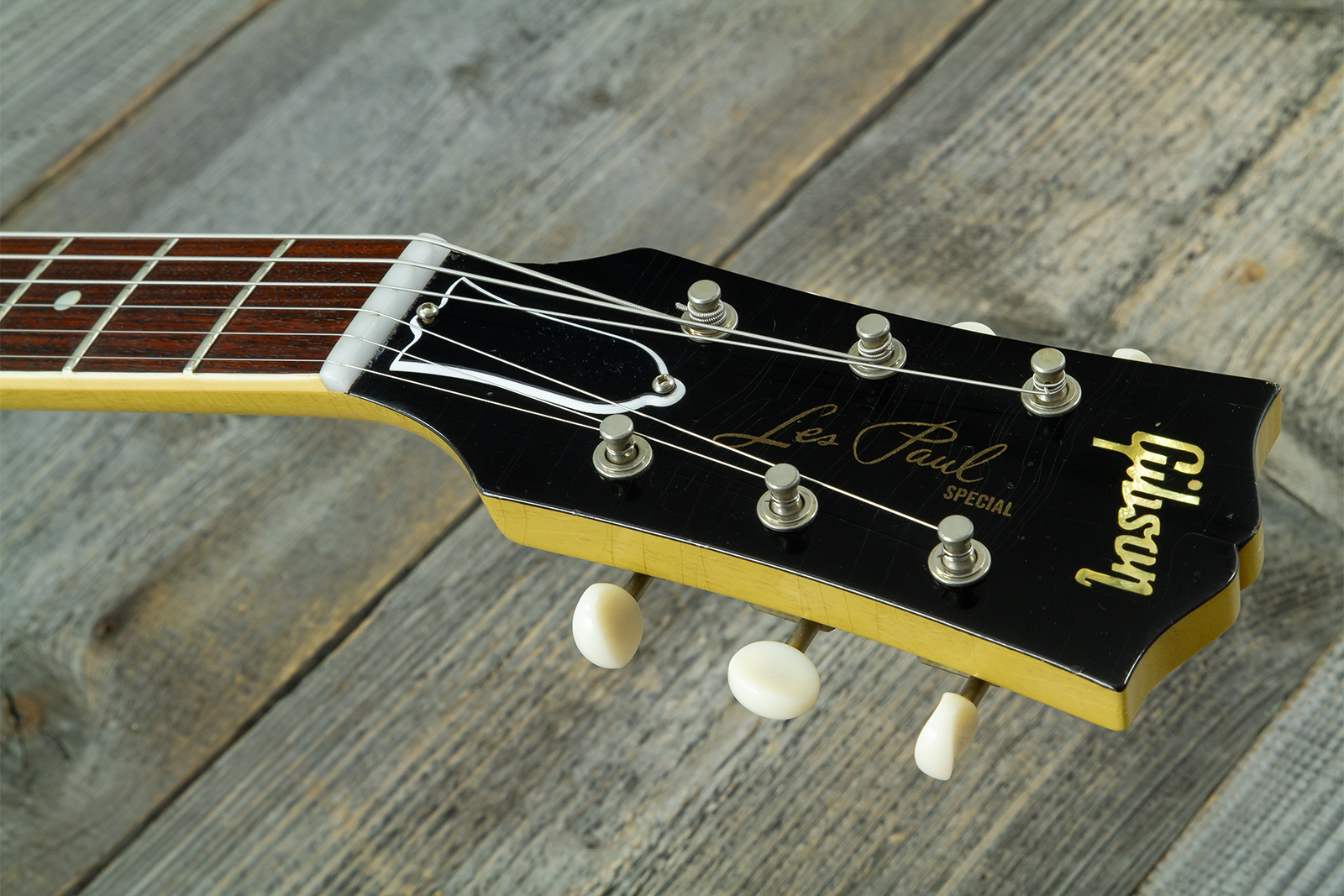 Gibson Custom Shop M2m Les Paul Special 1957 Single Cut Reissue P90 Ht Rw #70554 - Light Aged Tv - Guitare Électrique Single Cut - Variation 14