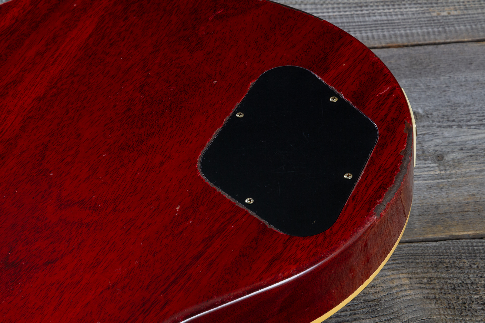 Gibson Custom Shop M2m Les Paul Standard 1958 2h Ht Rw #85546 - Murphy Lab Light Aged Ebony O. Gold - Guitare Électrique Single Cut - Variation 9