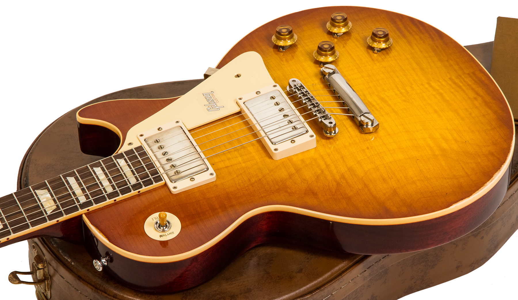 Gibson Custom Shop M2m Les Paul Standard 1958 #891117 - Lightly Aged Iced Tea - Guitare Électrique Single Cut - Variation 2