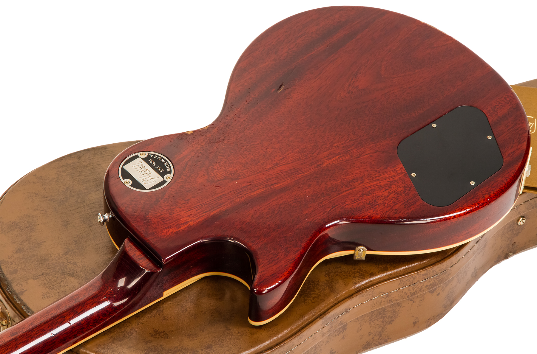 Gibson Custom Shop M2m Les Paul Standard 1958 #891117 - Lightly Aged Iced Tea - Guitare Électrique Single Cut - Variation 3