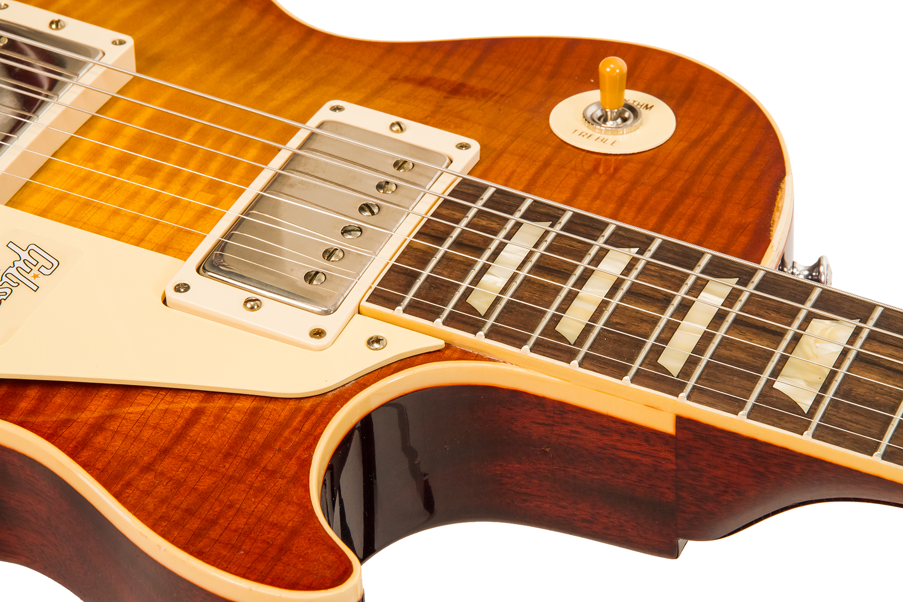 Gibson Custom Shop M2m Les Paul Standard 1958 #891117 - Lightly Aged Iced Tea - Guitare Électrique Single Cut - Variation 4