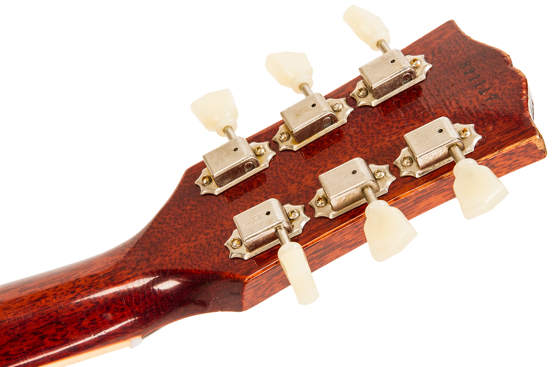 Gibson Custom Shop M2m Les Paul Standard 1958 #891117 - Lightly Aged Iced Tea - Guitare Électrique Single Cut - Variation 6