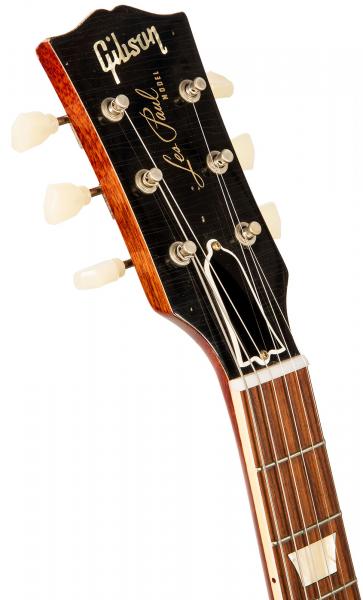 Guitare électrique solid body Gibson Custom Shop M2M 1958 Les Paul Standard #89886 - aged royal teaburst