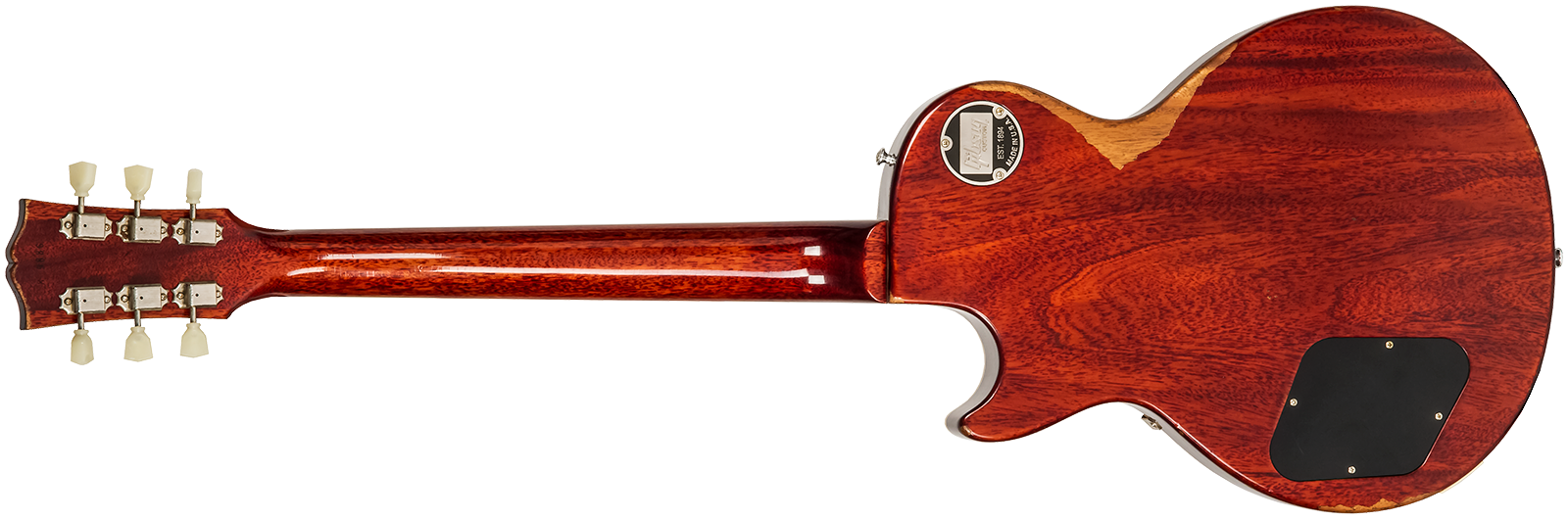 Gibson Custom Shop M2m Les Paul Standard 1958 2h Ht Rw #89886 - Aged Royal Teaburst - Guitare Électrique Single Cut - Variation 1