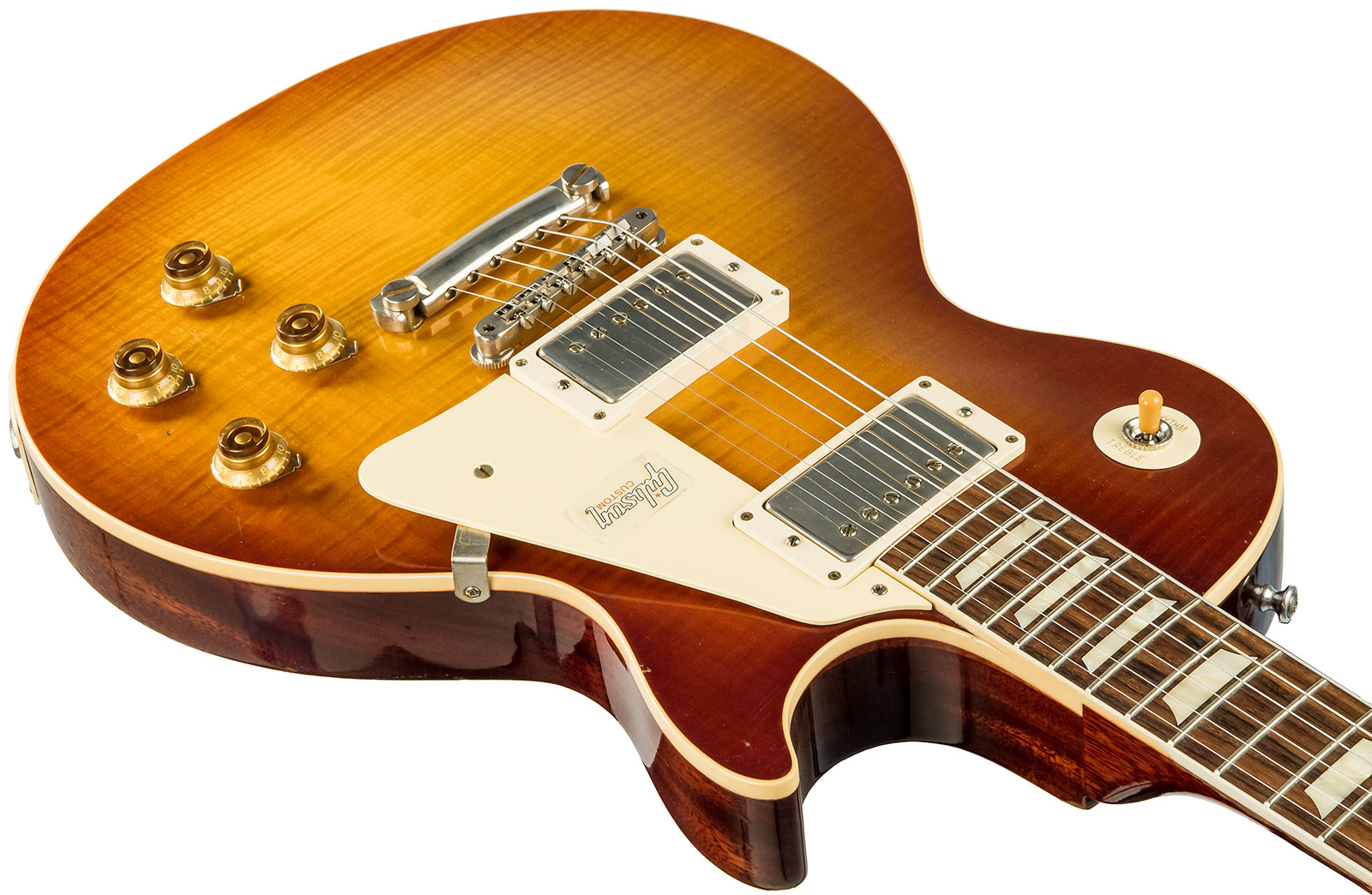 Gibson Custom Shop M2m Les Paul Standard 1958 2h Ht Rw #89886 - Aged Royal Teaburst - Guitare Électrique Single Cut - Variation 2