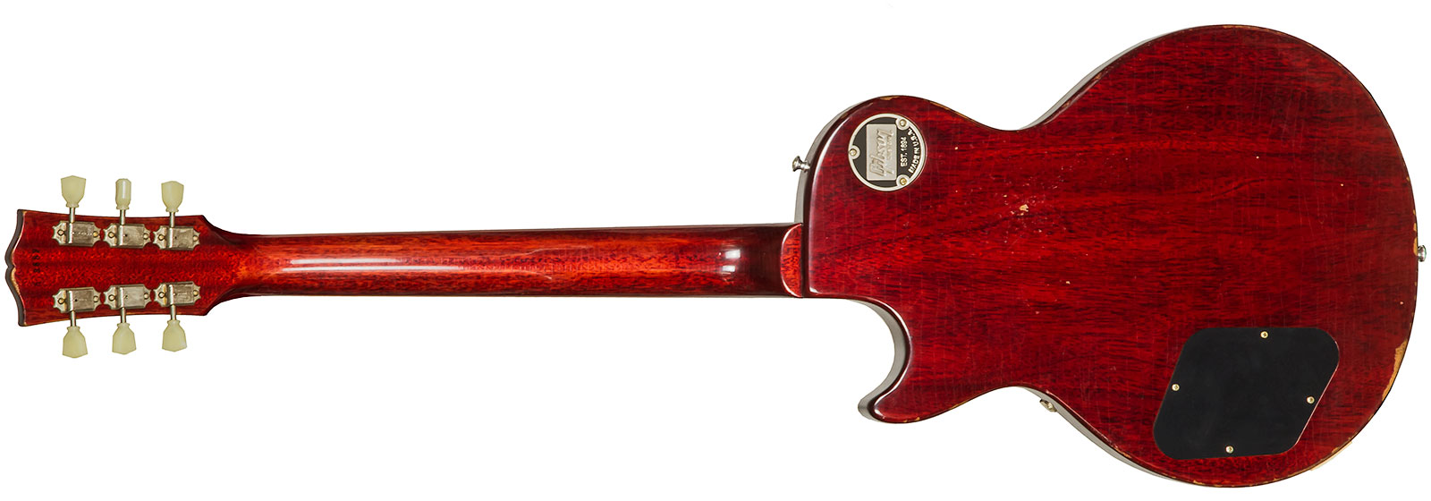 Gibson Custom Shop M2m Les Paul Standard 1958 2h Ht Rw #89889 - Aged Vintage Cherry Burst - Guitare Électrique Single Cut - Variation 1