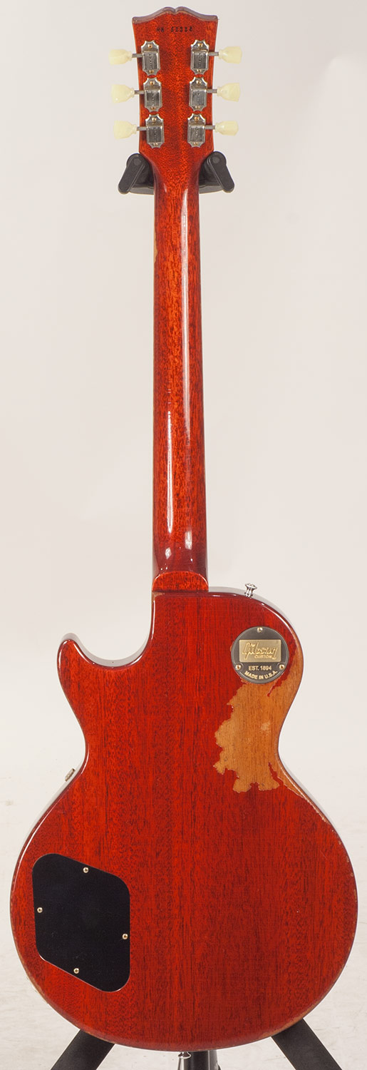 Gibson Custom Shop M2m Les Paul Standard 1958 2h Ht Rw #r862322 - Aged Bourbon Burst - Guitare Électrique Single Cut - Variation 1