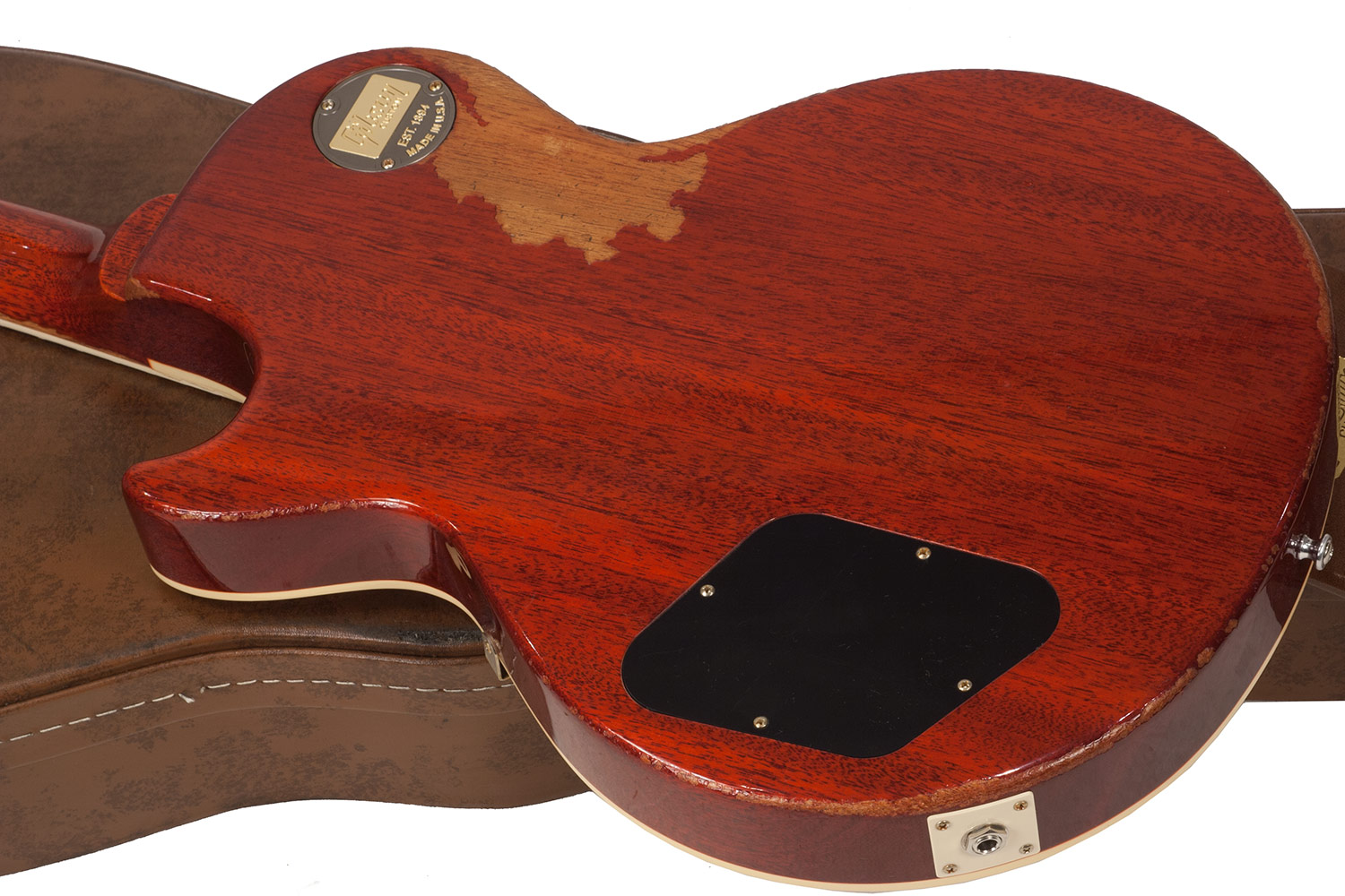 Gibson Custom Shop M2m Les Paul Standard 1958 2h Ht Rw #r862322 - Aged Bourbon Burst - Guitare Électrique Single Cut - Variation 5