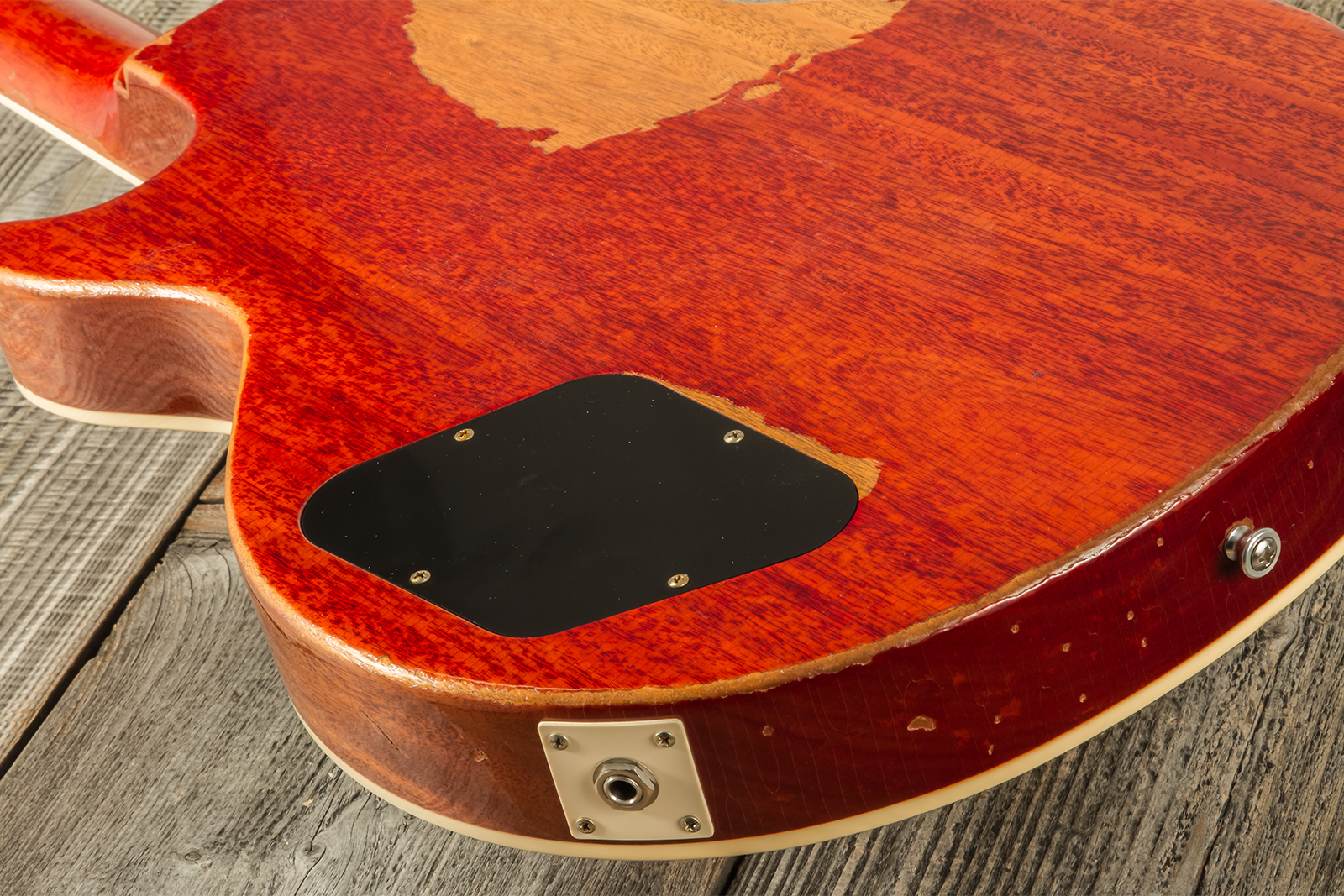 Gibson Custom Shop M2m Les Paul Standard 1959 2h Ht Rw #r961618 - Aged Sunrise Teaburst - Guitare Électrique Single Cut - Variation 13