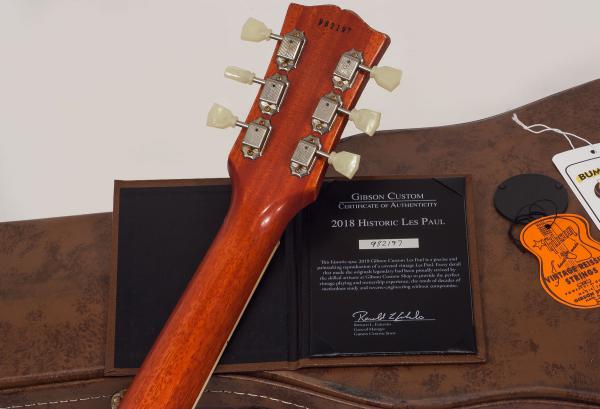 Guitare électrique solid body Gibson Custom Shop M2M 1959 Les Paul Standard #982197 - heavy aged iced tea