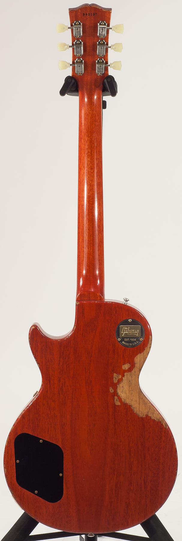 Gibson Custom Shop M2m Les Paul Standard 1959 2h Ht Rw #982197 - Heavy Aged Iced Tea - Guitare Électrique Single Cut - Variation 1