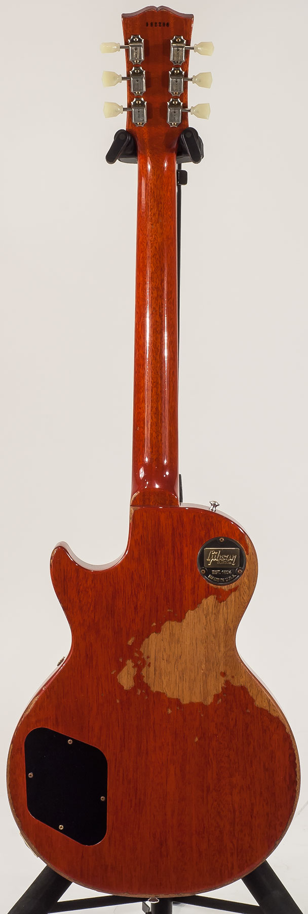 Gibson Custom Shop M2m Les Paul Standard 1959 2h Ht Rw #982206 - Heavy Aged Vintage Cherry Burst - Guitare Électrique Single Cut - Variation 1