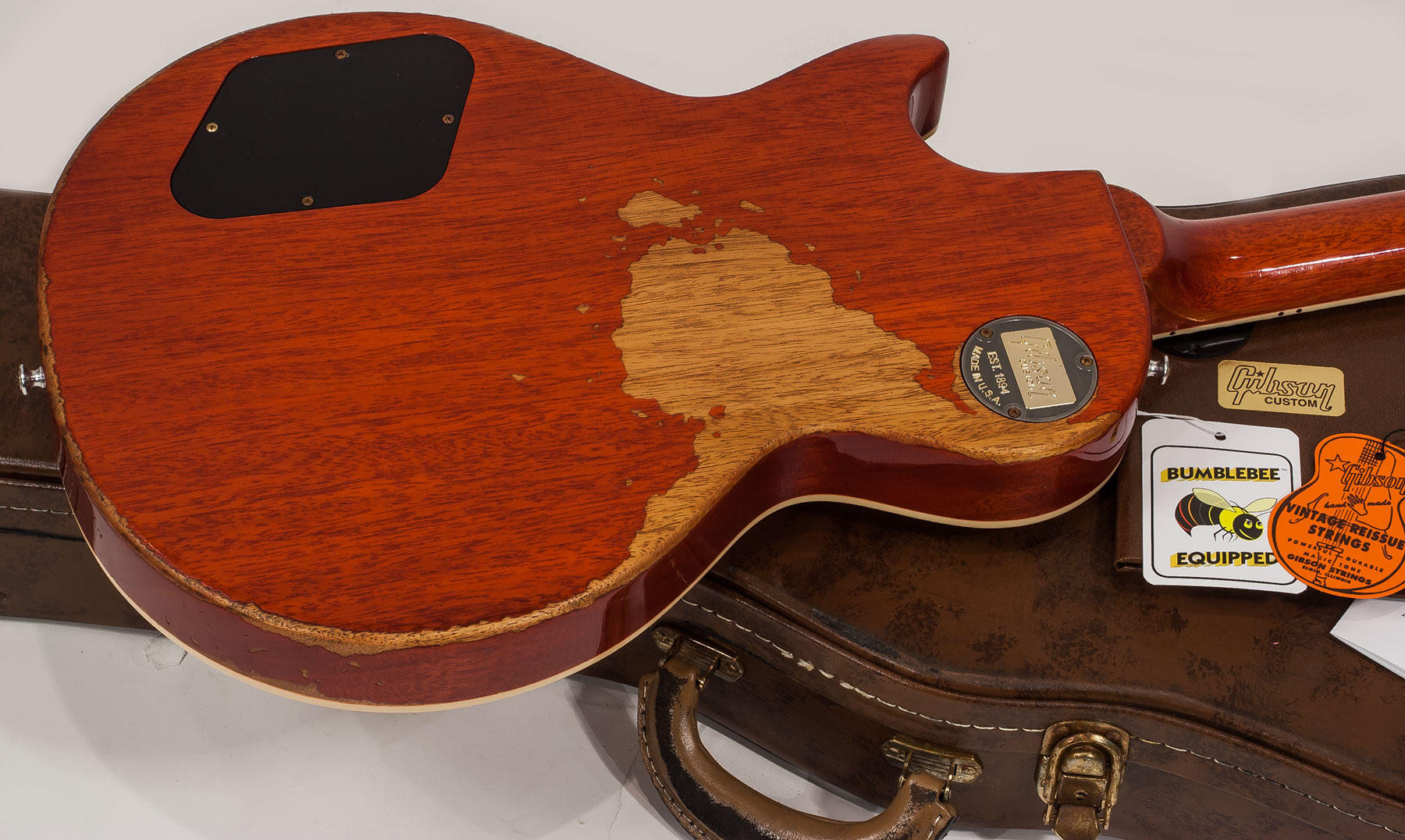 Gibson Custom Shop M2m Les Paul Standard 1959 2h Ht Rw #982206 - Heavy Aged Vintage Cherry Burst - Guitare Électrique Single Cut - Variation 4