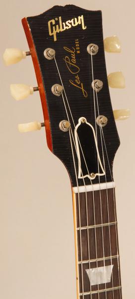 Guitare électrique solid body Gibson Custom Shop M2M 1959 Les Paul Standard #983073 - lightly aged dark bourbon fade
