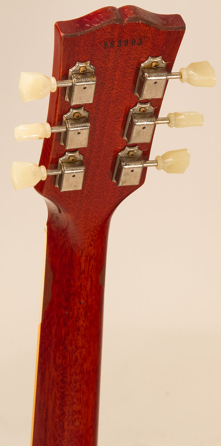 Gibson Custom Shop M2m Les Paul Standard 1959 2h Ht Rw #983303 - Ultra Aged New Orange Sunset Fade - Guitare Électrique Single Cut - Variation 5