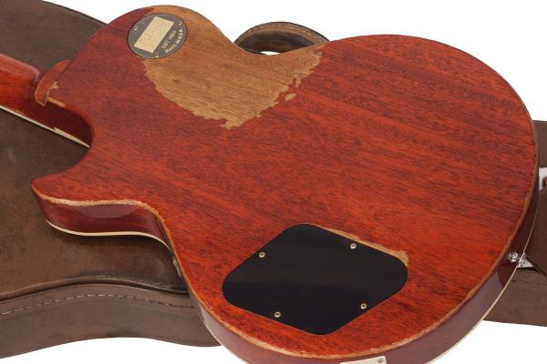 Guitare électrique solid body Gibson Custom Shop M2M 1959 Les Paul Standard #R961618 - aged sunrise teaburst