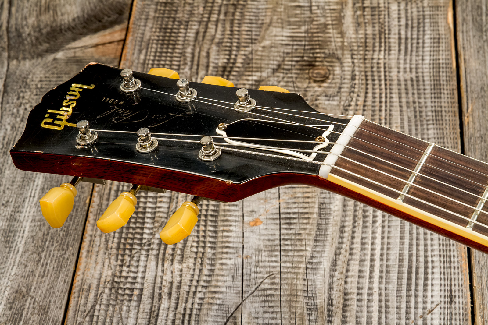 Gibson Custom Shop M2m Les Paul Standard 1959 Reissue 2h Ht Rw #932980 - Murphy Lab Heavy Aged Dirty Lemon Fade - Guitare Électrique Single Cut - Vari