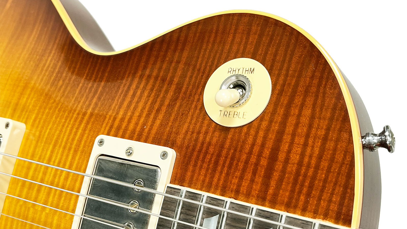 Gibson Custom Shop M2m Les Paul Standard 1959 Reissue 2h Ht Rw #934307 - Murphy Lab Ultra Light Aged Iced Tea Burst - Guitare Électrique Single Cut - 