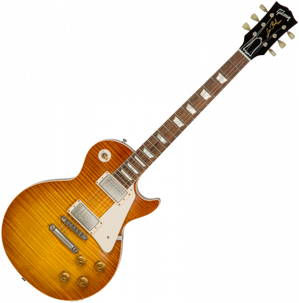 Guitare électrique solid body Gibson Custom Shop M2M Les Paul Standard 1959 Reissue #943075 - Vos iced tea