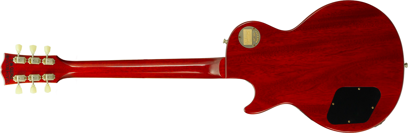Gibson Custom Shop M2m Slash Les Paul 1958 Standard Proto #2 - Vos Vermillion Burst - Guitare Électrique Single Cut - Variation 11