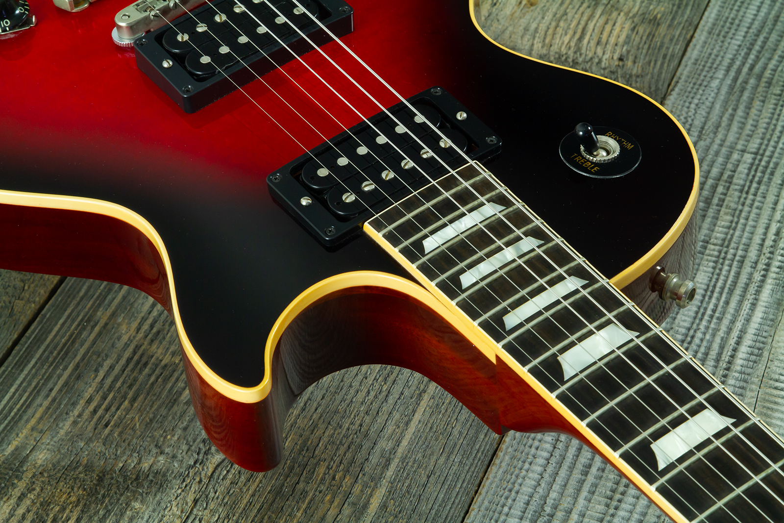 Gibson Custom Shop M2m Slash Les Paul 1958 Standard Proto #2 - Vos Vermillion Burst - Guitare Électrique Single Cut - Variation 14