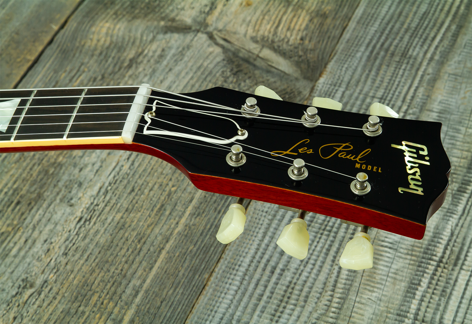 Gibson Custom Shop M2m Slash Les Paul 1958 Standard Proto #2 - Vos Vermillion Burst - Guitare Électrique Single Cut - Variation 20