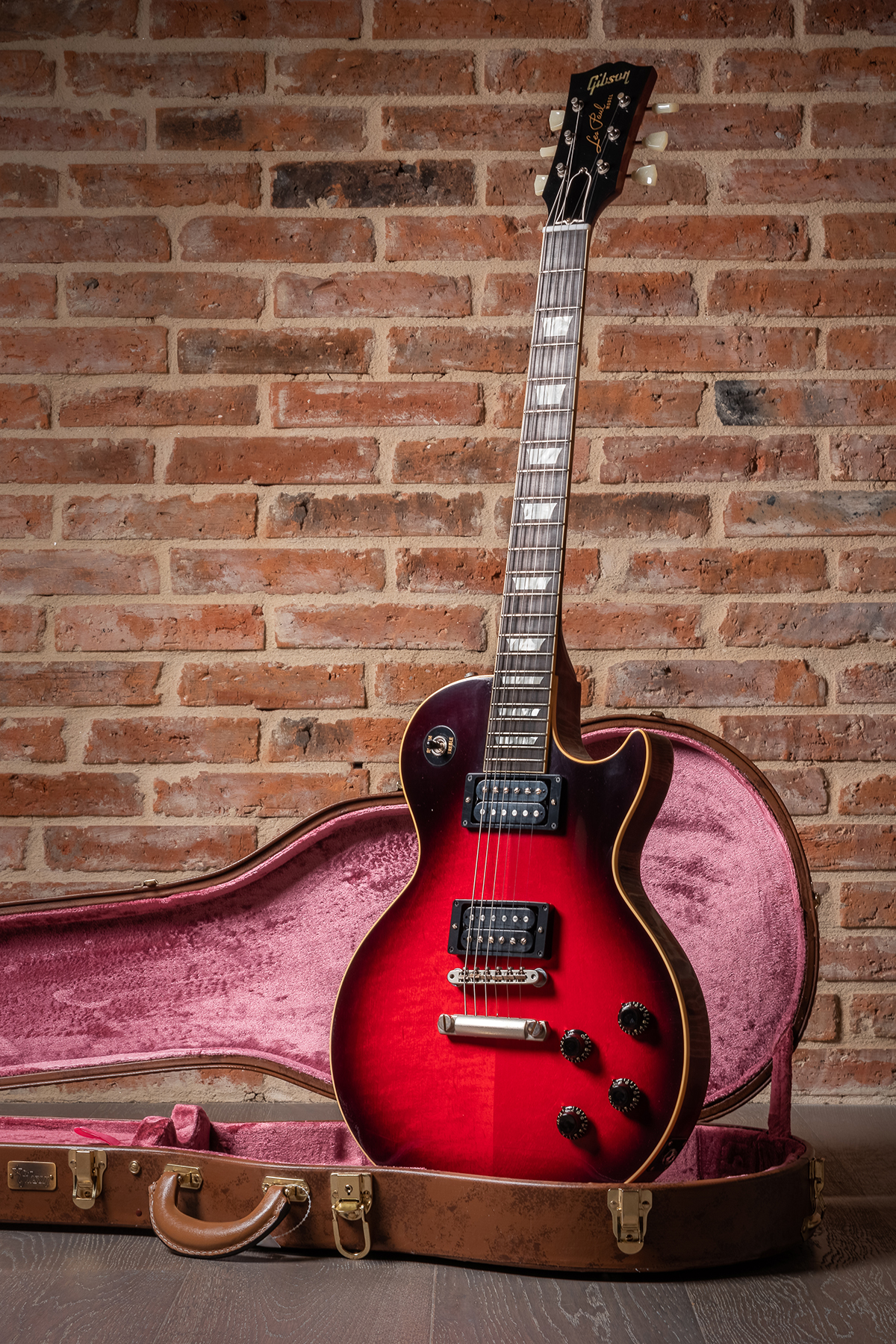 Gibson Custom Shop M2m Slash Les Paul 1958 Standard Proto #2 - Vos Vermillion Burst - Guitare Électrique Single Cut - Variation 22