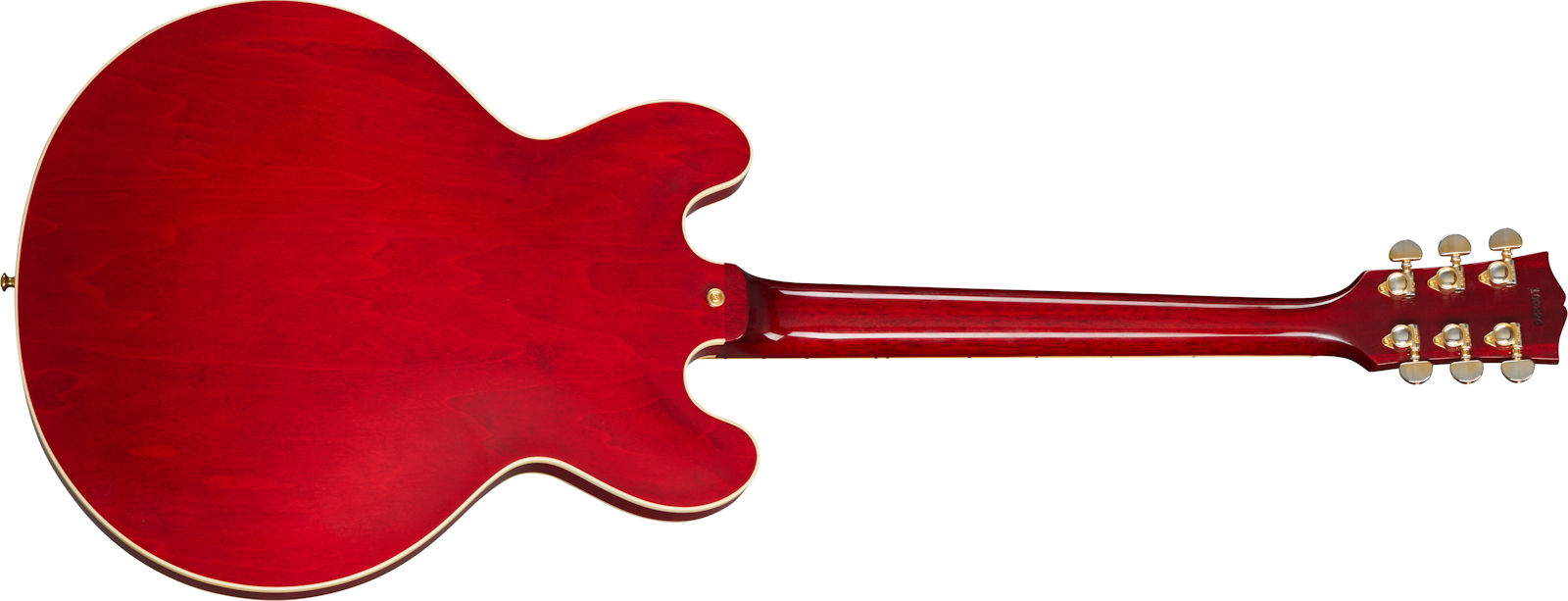 Gibson Custom Shop Marcus King Es345 1962 Sideways Vibrola 2h Trem Rw - Vos Sixties Cherry - Guitare Électrique 1/2 Caisse - Variation 1