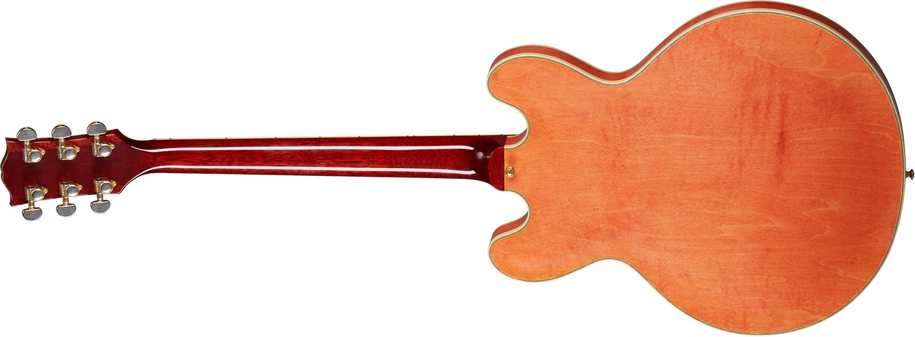 Gibson Custom Shop Murphy Lab Es-355 1959 Reissue Eb 2h Ht Eb - Light Aged Watermelon Red - Guitare Électrique 1/2 Caisse - Variation 1