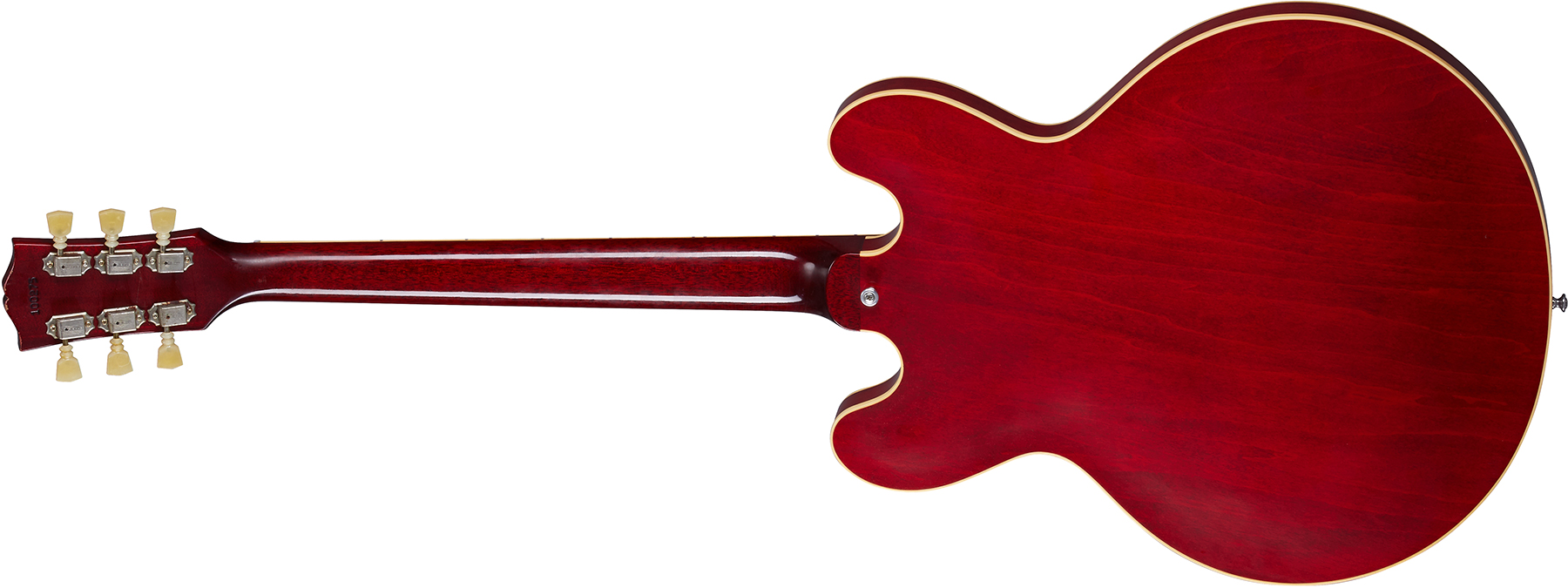 Gibson Custom Shop Murphy Lab Es-335 1961 Reissue 2h Ht Rw - Ultra Light Aged Sixties Cherry - Guitare Électrique 1/2 Caisse - Variation 1