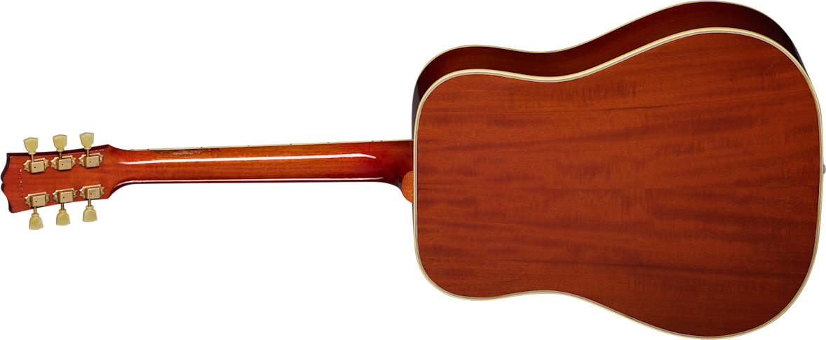 Gibson Custom Shop Murphy Lab Hummingbird 1960 Fixed Bridge Dreadnought Epicea Acajou Rw - Heavy Aged Washed Cherry Sunburst - Guitare Folk - Variatio