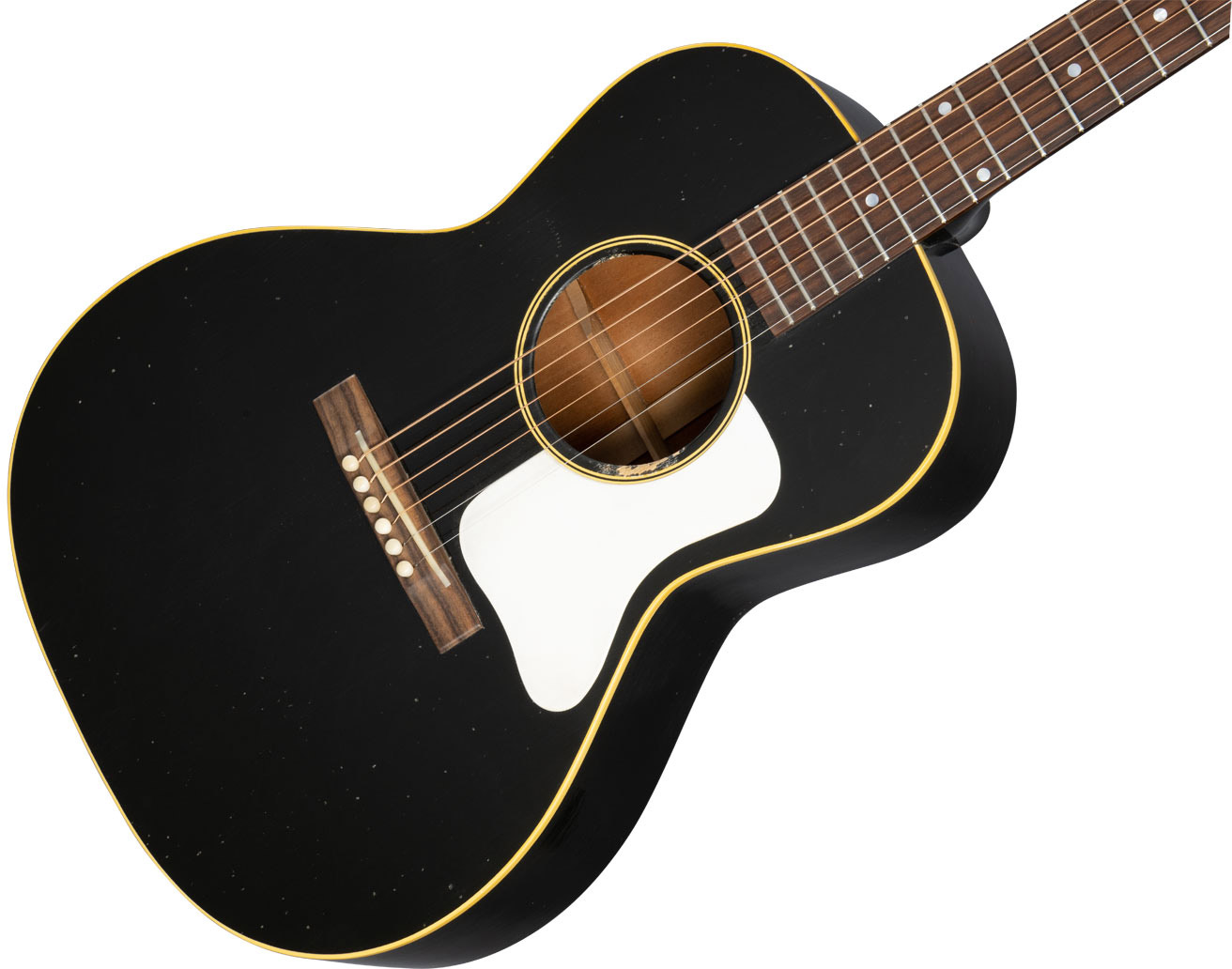 Gibson Custom Shop Murphy Lab L-00 1933 Parlor Epicea Acajou Eb - Ebony Light Aged - Guitare Acoustique - Variation 3