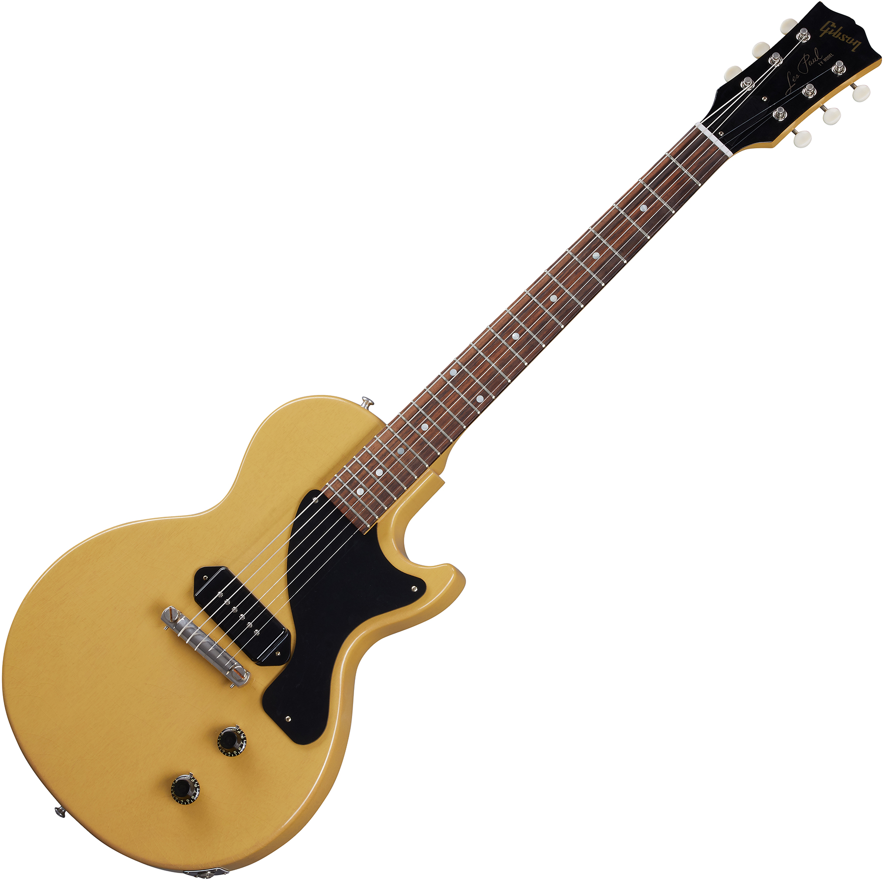 Gibson Custom Shop Murphy Lab Les Paul Junior Single Cut 1957 Reissue P90 Ht Rw - Ultra Light Aged Tv Yellow - Guitare Électrique Single Cut - Variati