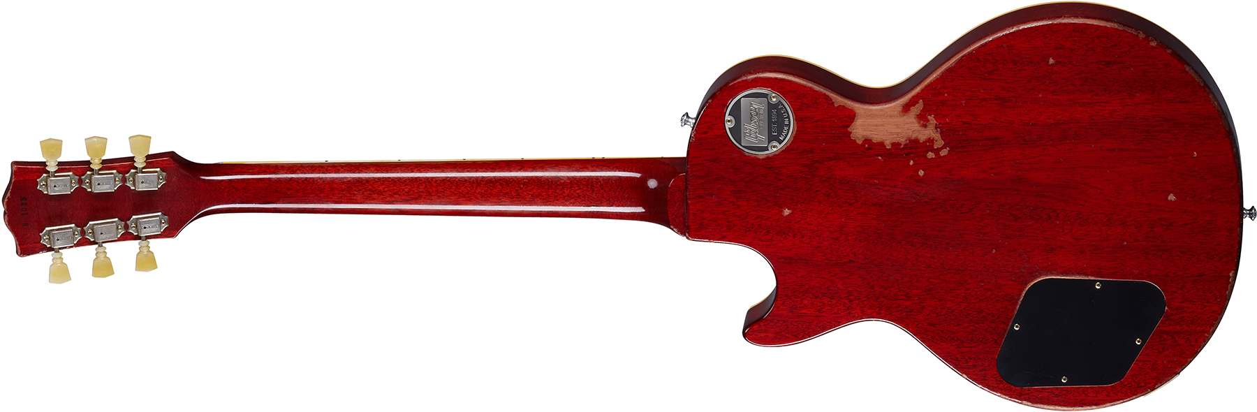Gibson Custom Shop Murphy Lab Les Paul Standard 1960 Reissue 2h Ht Rw - Heavy Aged Tangerine Burst - Guitare Électrique Single Cut - Variation 1