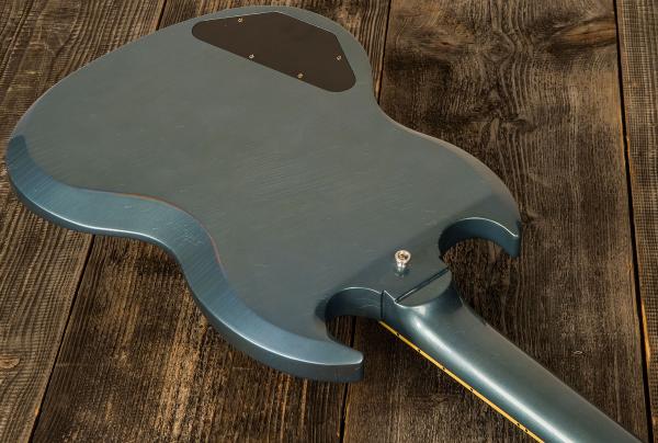 Guitare électrique solid body Gibson Custom Shop Murphy Lab 1964 SG Standard Reissue - light aged pelham blue