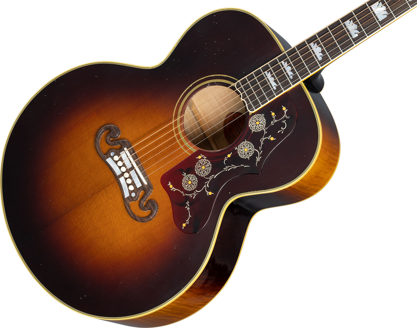 Gibson Custom Shop Murphy Lab Sj-200 1957 Jummbo Epicea Erable Rw - Light Aged Vintage Sunburst - Guitare Acoustique - Variation 3
