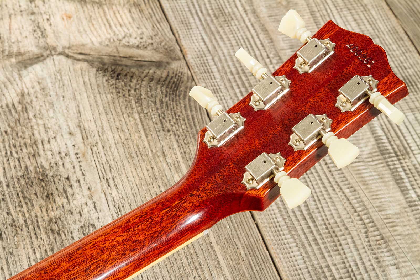 Gibson Custom Shop Sg Standard 1961 Stop Bar Reissue Lh Gaucher 2019 2h Ht Rw #400261 - Vos Cherry Red - Guitare Électrique Double Cut - Variation 11