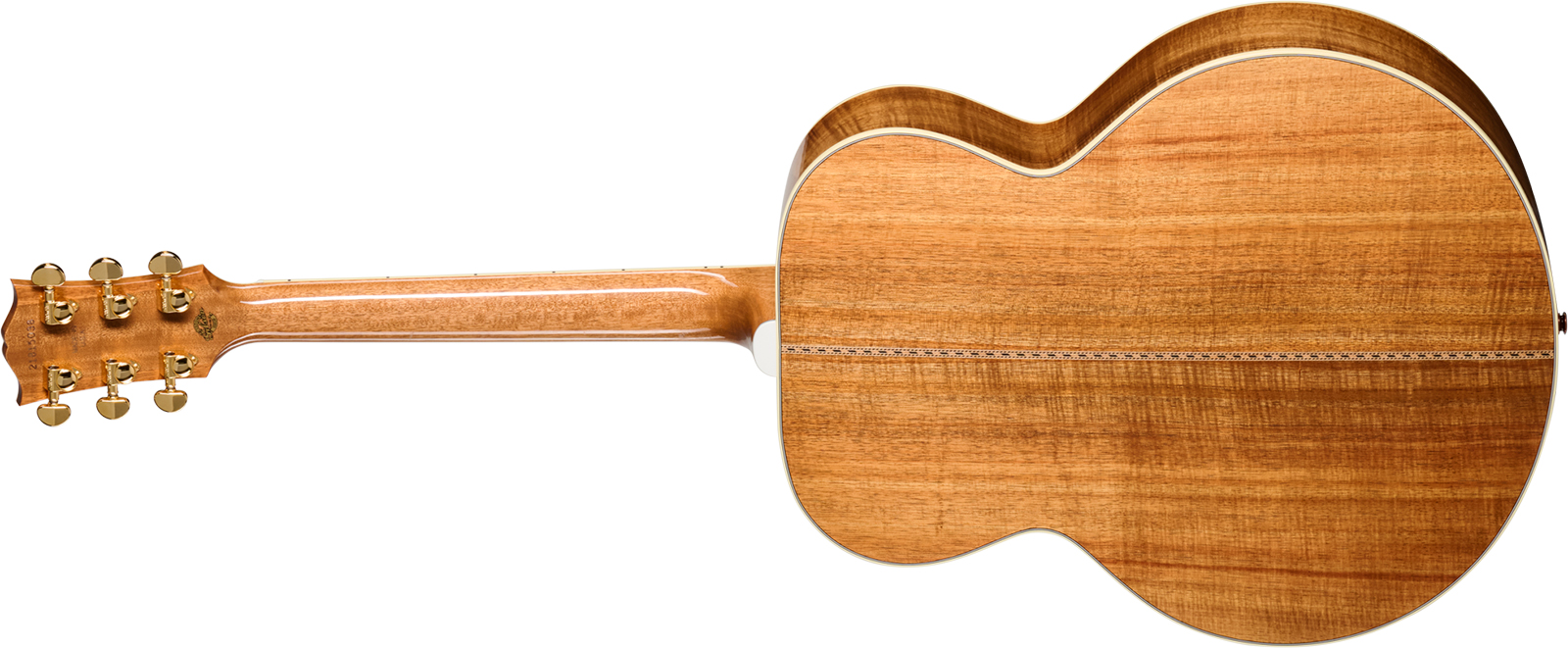 Gibson Custom Shop Sj200 Elegant Koa Artisan Jumbo Epicea Koa Rw - Honey Burst - Guitare Folk - Variation 1