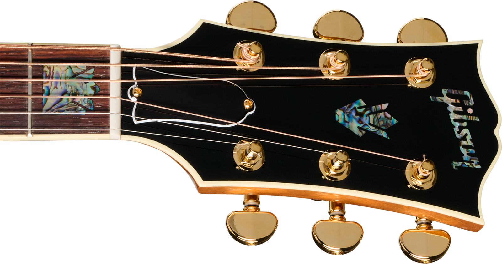 Gibson Custom Shop Sj200 Elegant Koa Artisan Jumbo Epicea Koa Rw - Honey Burst - Guitare Folk - Variation 5