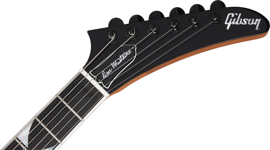 Gibson Dave Mustaine Flying V Exp Signature 2h Ht Eb - Antique Natural - Guitare Électrique MÉtal - Variation 5