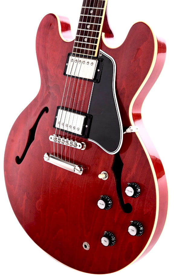 Gibson Es-335 1961 Kalamazoo Historic 2019 2h Ht Rw - Gloss Sixties Cherry - Guitare Électrique 1/2 Caisse - Variation 2