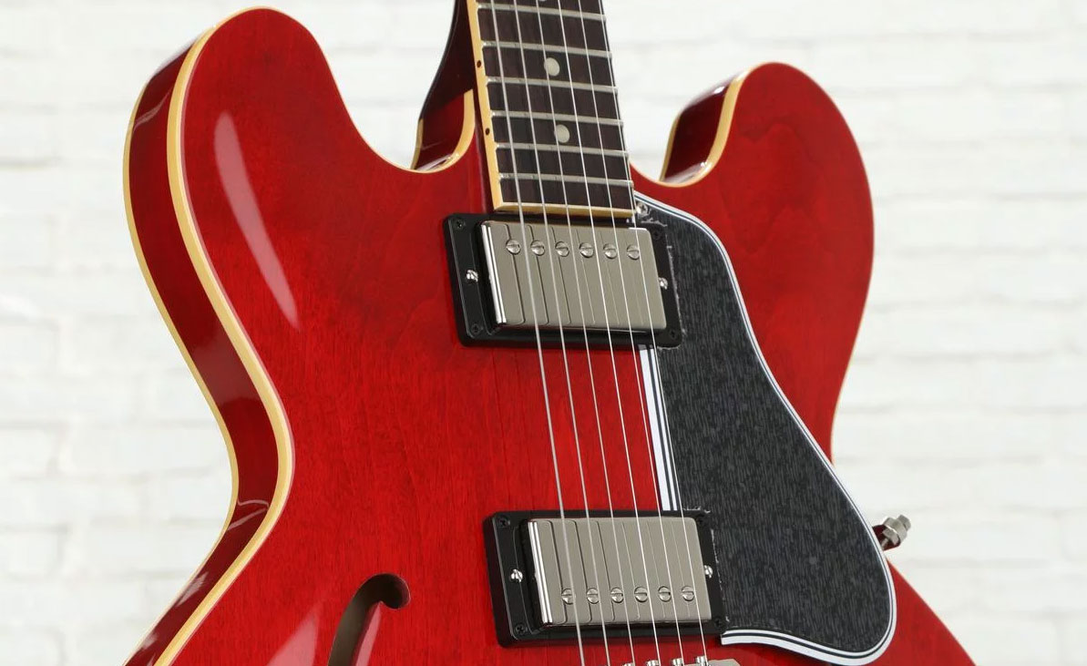 Gibson Es-335 1961 Kalamazoo Historic 2019 2h Ht Rw - Gloss Sixties Cherry - Guitare Électrique 1/2 Caisse - Variation 3