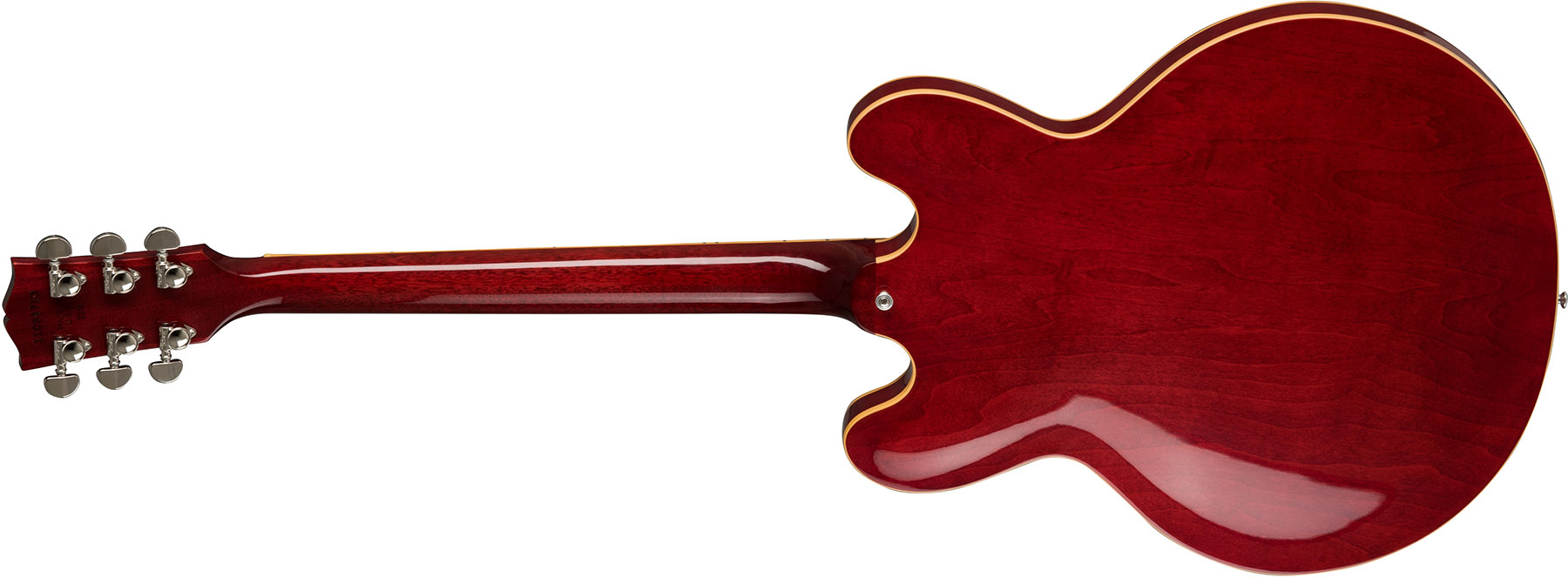 Gibson Es-335 Dot 2019 Hh Ht Rw - Antique Faded Cherry - Guitare Électrique 1/2 Caisse - Variation 2